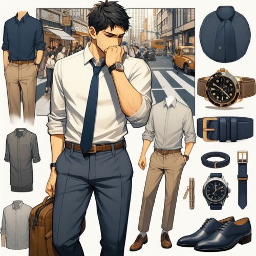 シックな服装